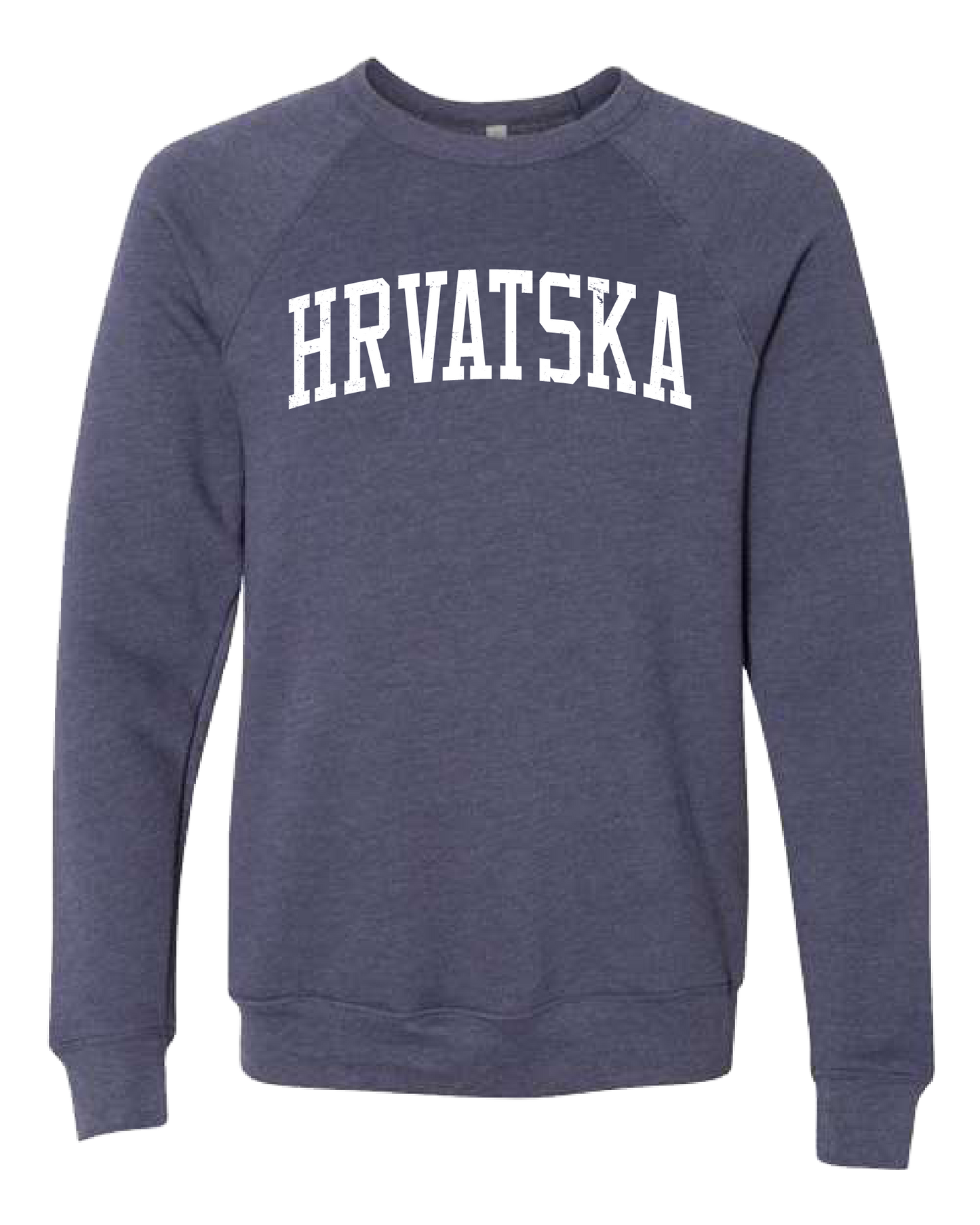 HRVATSKA Unisex Crewneck Sweatshirt- BLUE/WHITE