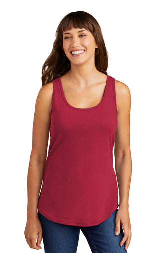 CROATIA Women's Flowy Tank Top- RED-WHITE