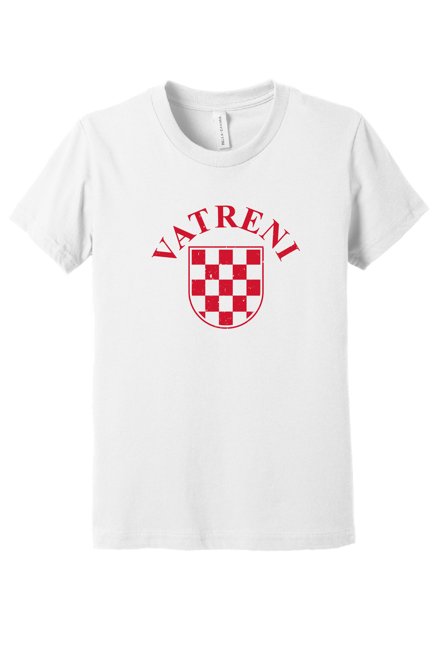 VATRENI YOUTH/TODDLER T-SHIRT- WHITE-RED