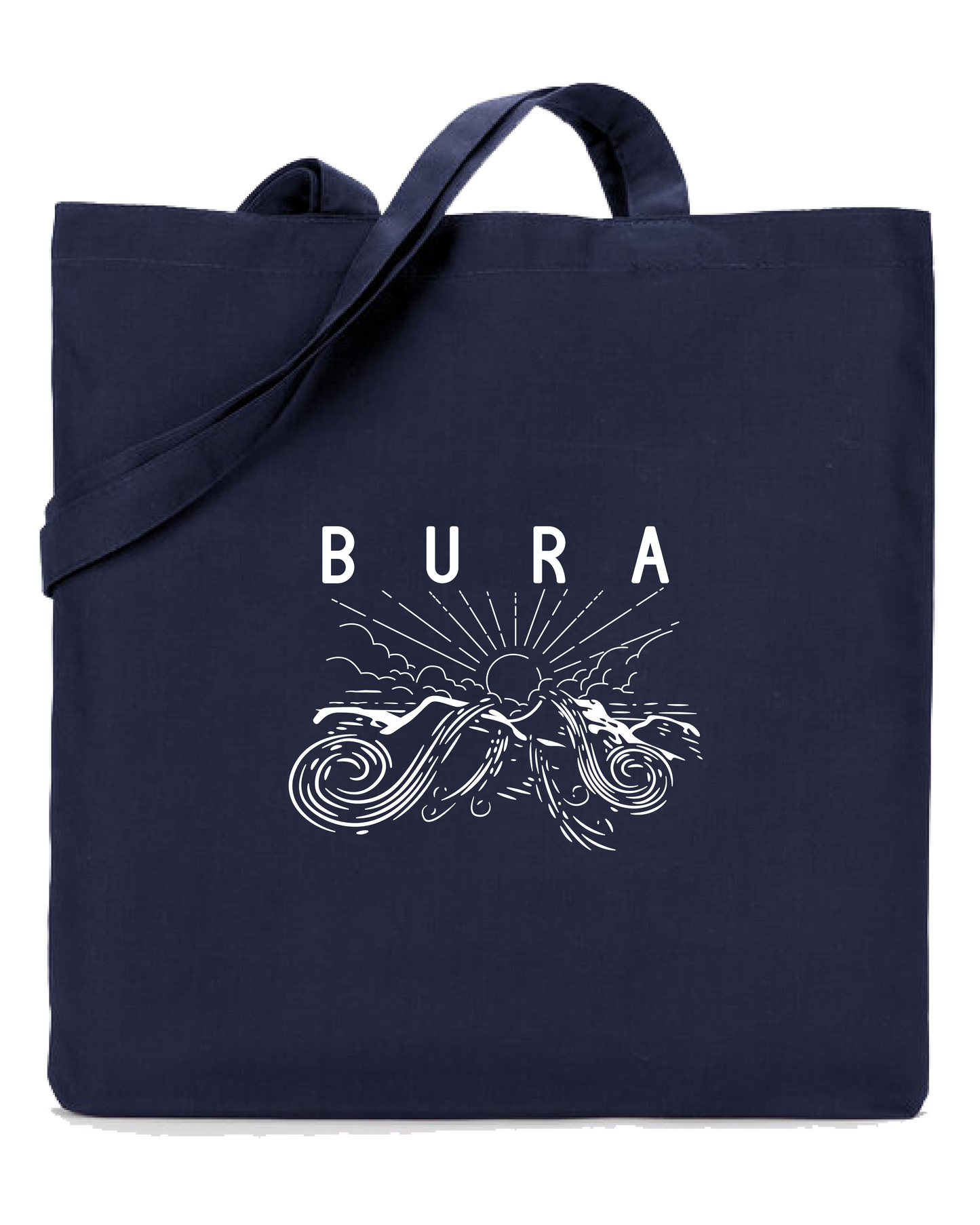 BURA Canvas Tote- BLUE