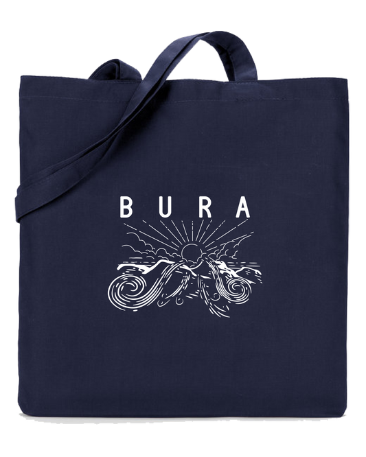 BURA Canvas Tote- BLUE