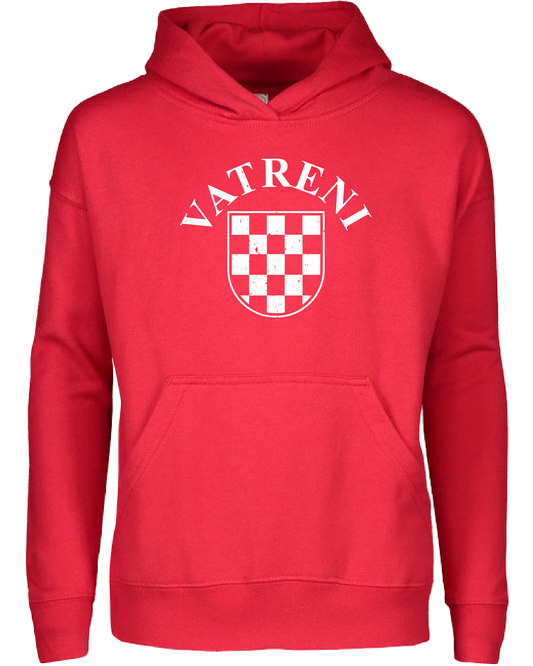 VATRENI YOUTH/TODDLER Pullover Sweatshirt- RED/WHITE