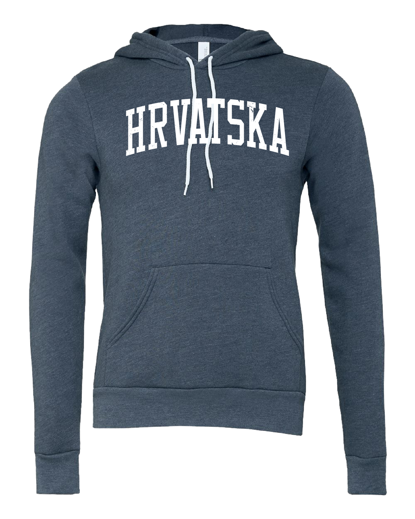 Copy of HRVATSKA Unisex Pullover Hooded Sweatshirt- BLUE/WHITE