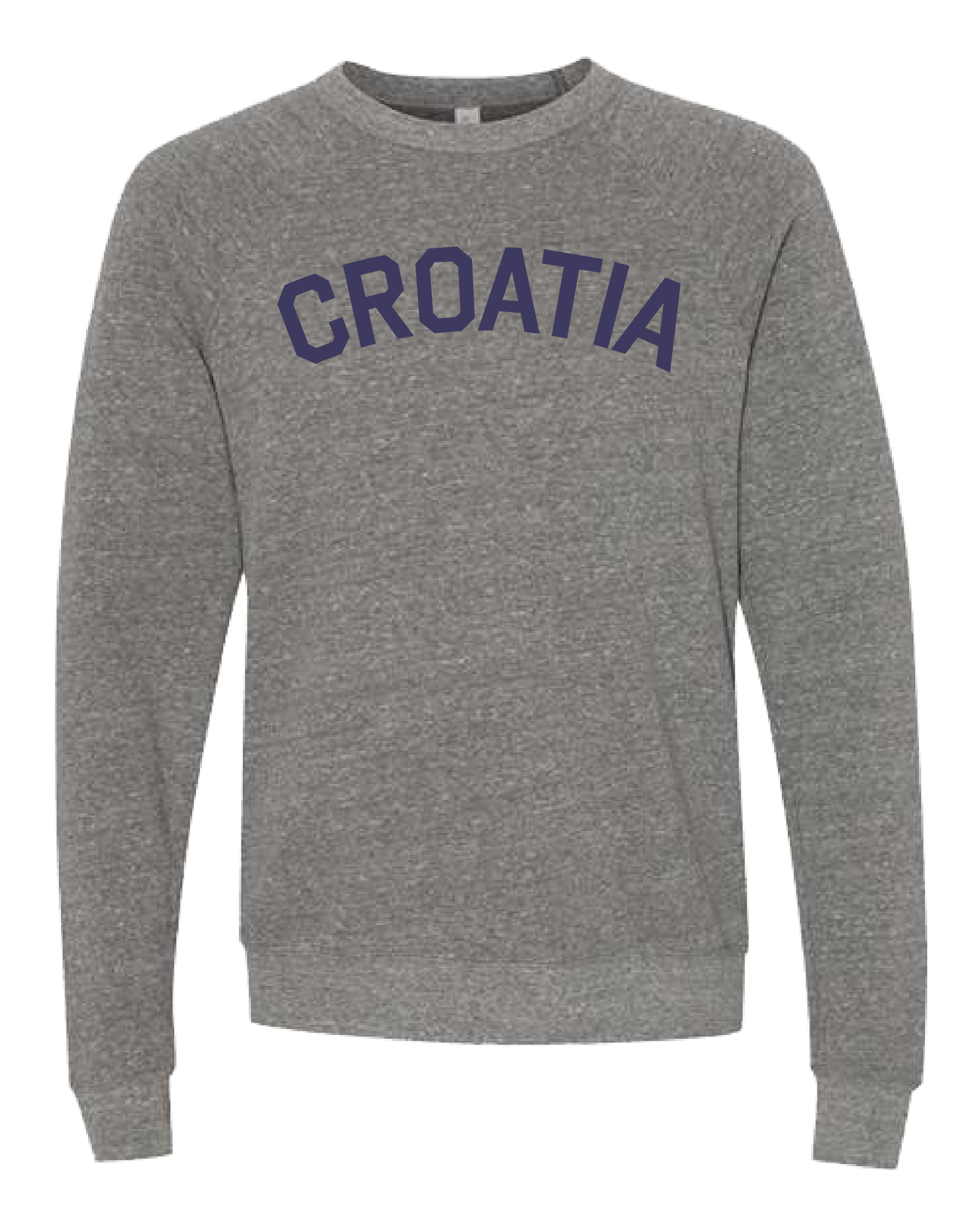 CROATIA YOUTH/TODDLER Crewneck Sweatshirt- GRAY/BLUE