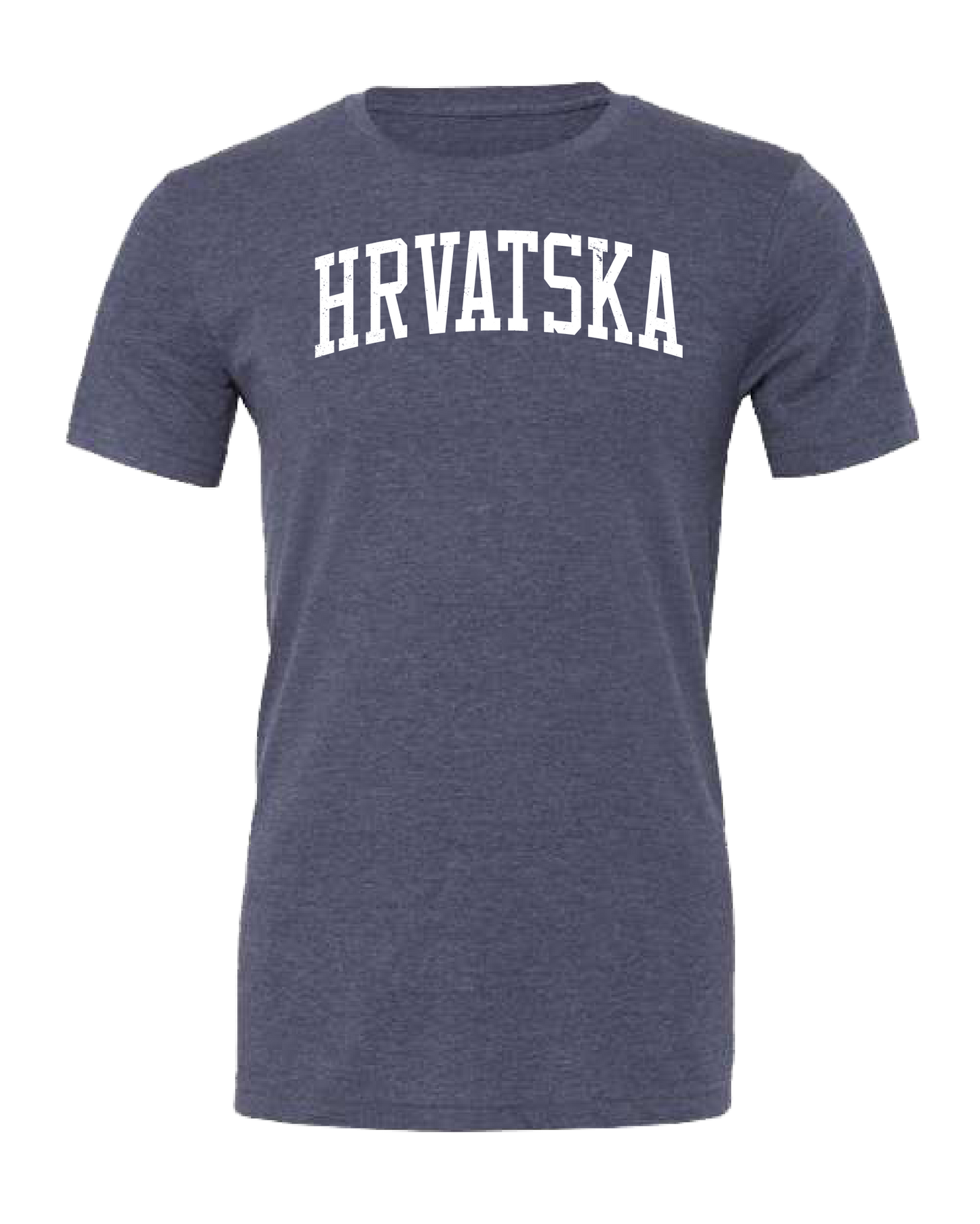 HRVATSKA Unisex Short Sleeve T- BLUE/WHITE