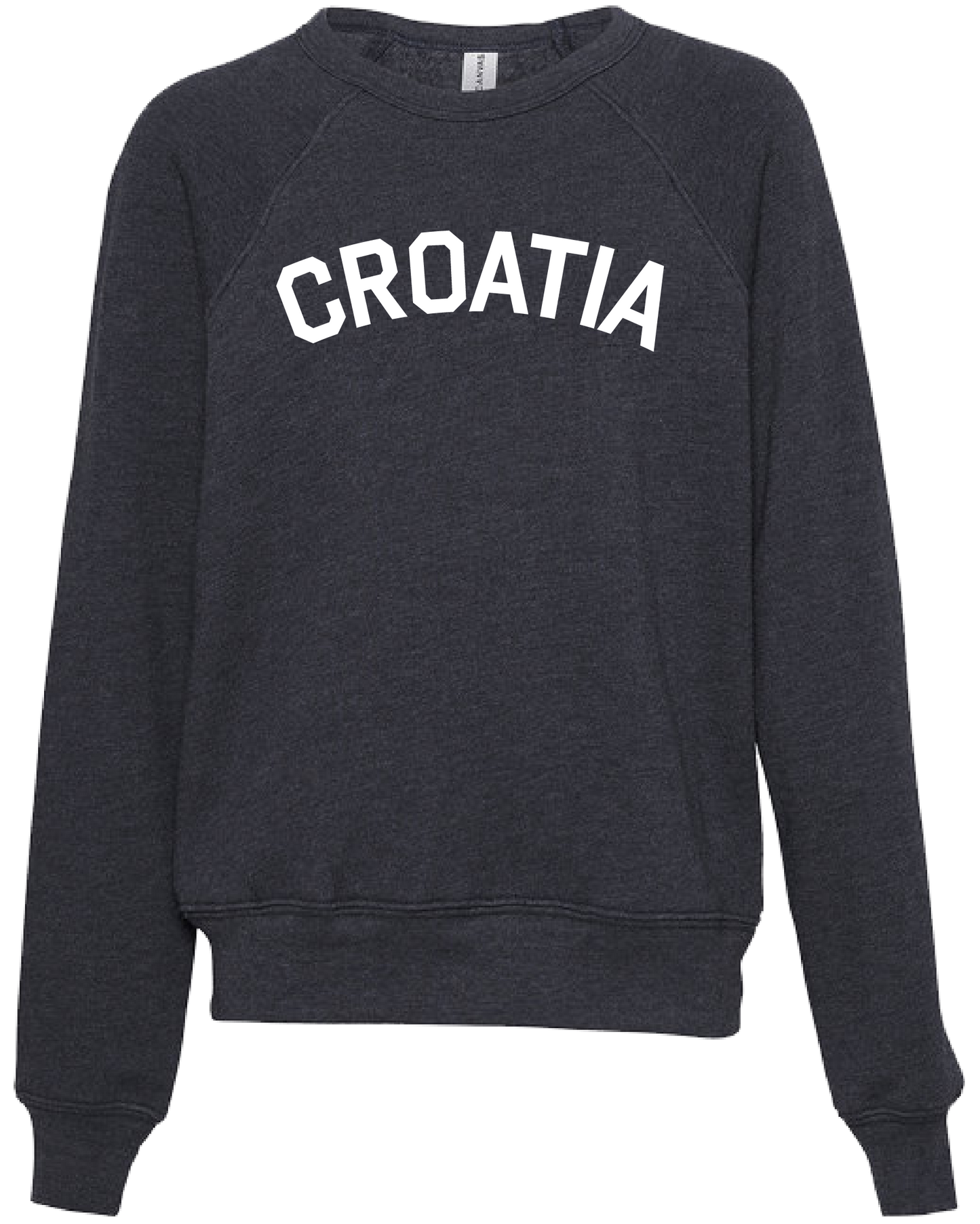 CROATIA YOUTH/TODDLER Crewneck Sweatshirt- BLUE/WHITE