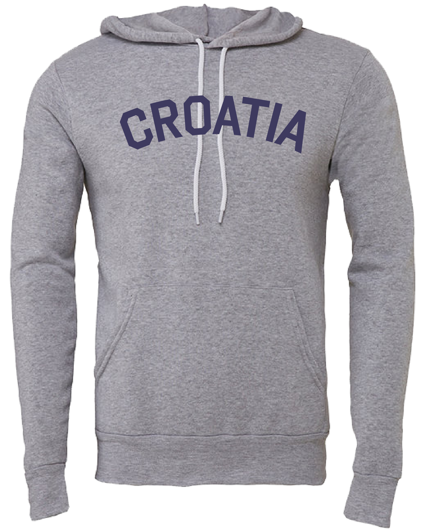 CROATIA YOUTH/TODDLER Pullover Sweatshirt-GRAY/BLUE