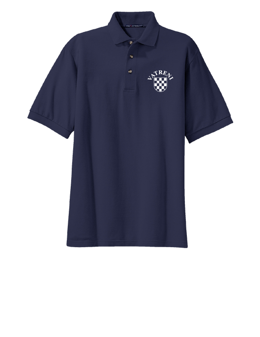 Classic Polo Shirt- BLUE/WHITE