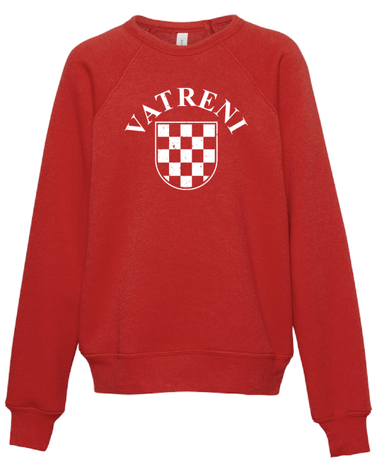 VATRENI YOUTH/TODDLER Crewneck Sweatshirt- RED-WHITE