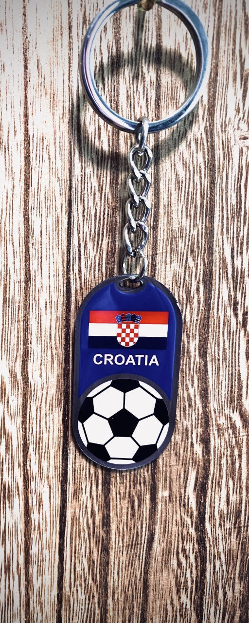 CROATIA Soccer Key Chain